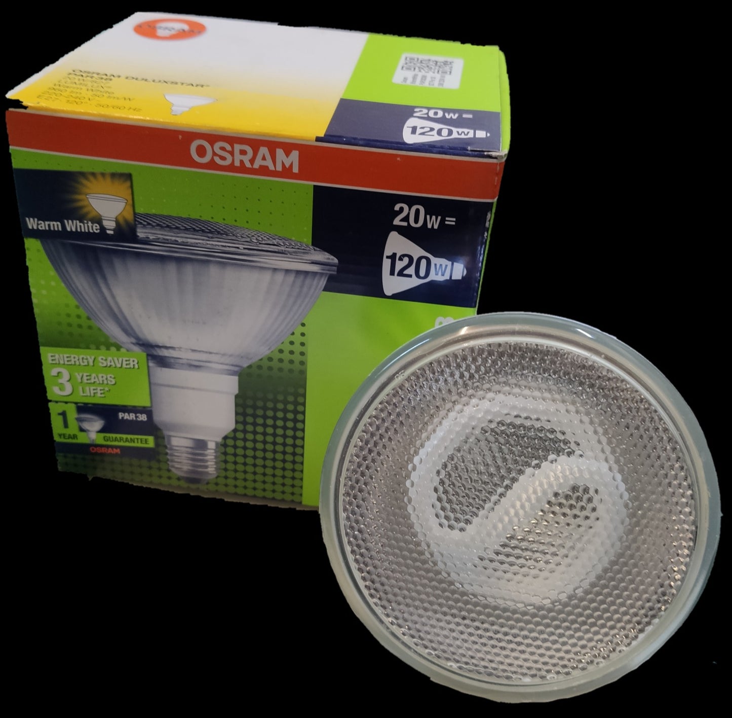 Osram Par 38 20W Warm White 3000K CFL E27 220V