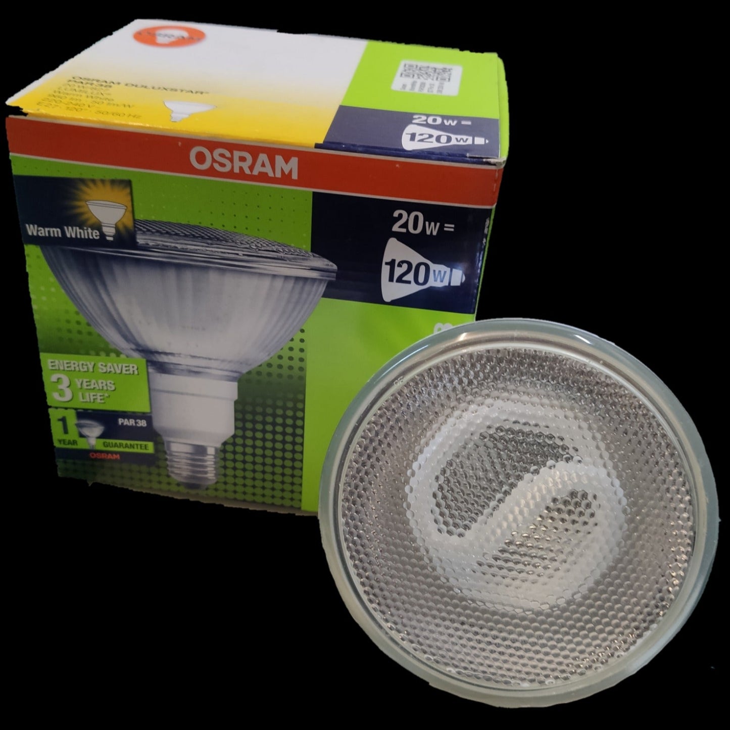 Osram Par 38 20W Warm White 3000K CFL E27 220V