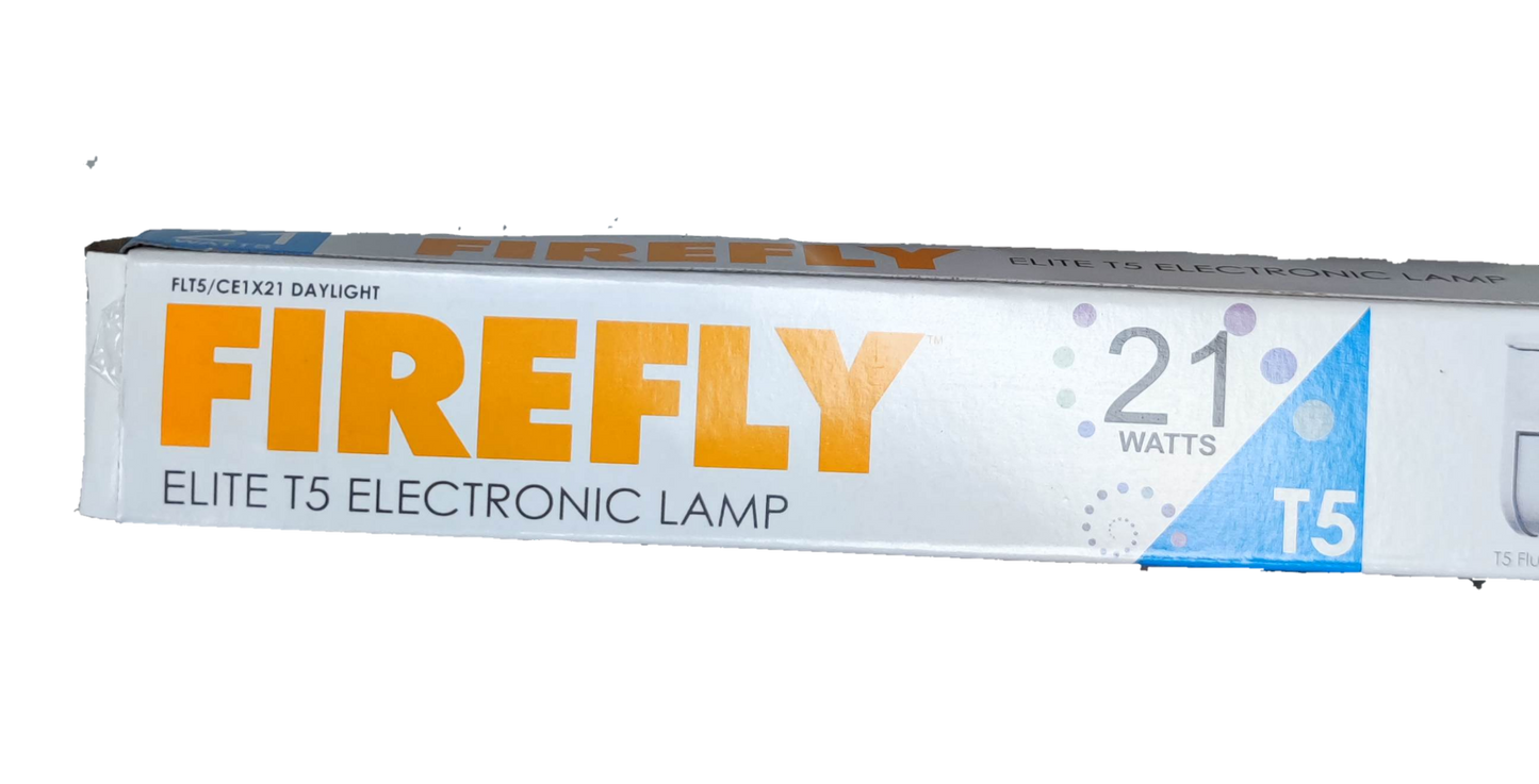 Firefly 21W T-5 220V Fluorescent Fixture Set with Fluorescent Lamp , T5 Fluorescent Lamp 21 Watts 220V Set with Lamp Fixture Available in Warm White 3000K, Cool White 4000K and Daylight 6500K