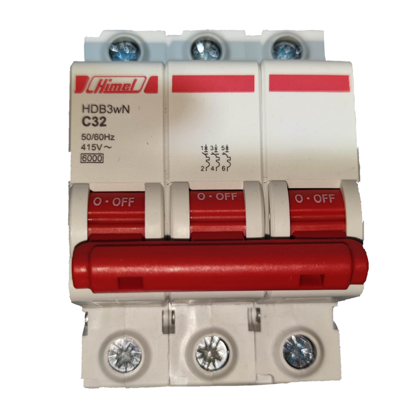 Himel 32A 3 Pole Miniature Circuit Breaker 6 KAIC, 32A 3P 220V Miniature Circuit Breaker