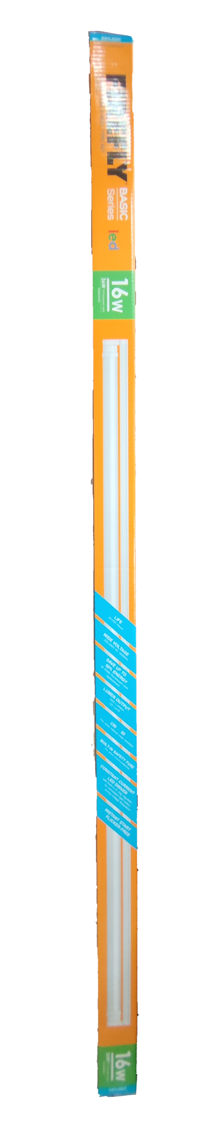 Firefly 16W T8 LED Fluorescent Fixture with Lamp 220V Single Ended Daylight EBTS12/DL16