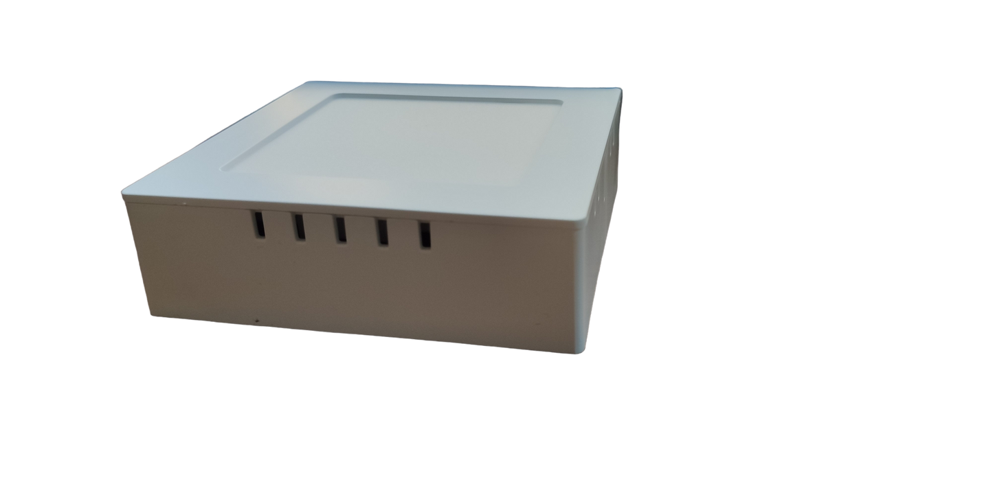Ecolum 18W 8" Surface Downlight Square Daylight 220V, 225mm Surface Downlight 220V 18W 220V Surface Downlight 6500k