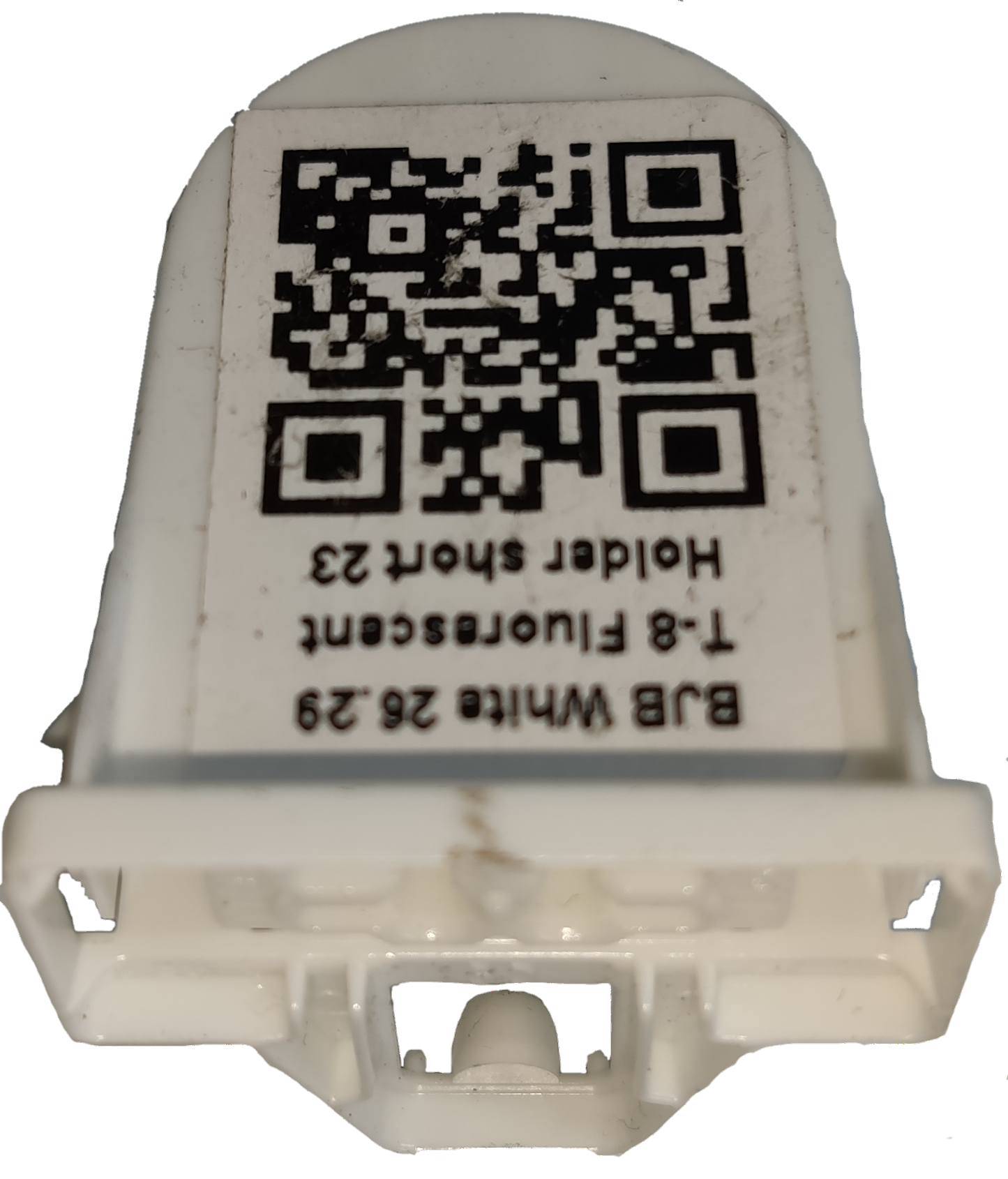 Fluorescent Holder T-8 (Push Through) T130 Small (BJB)
