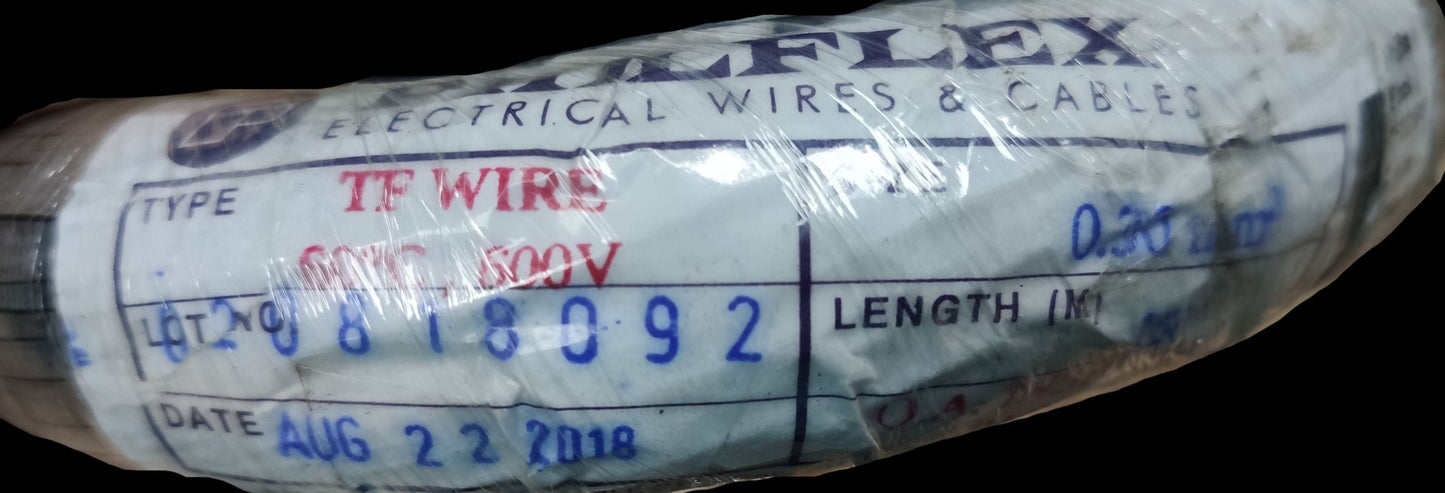 Philflex TF Wire AWG 22 Stranded (Hook Up Wire/ Thermoplastic Fixture Wire)