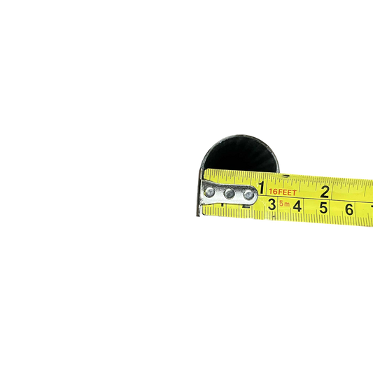 1 inch EMT conduit pipe nipple with measuring tape for accurate sizing and installation