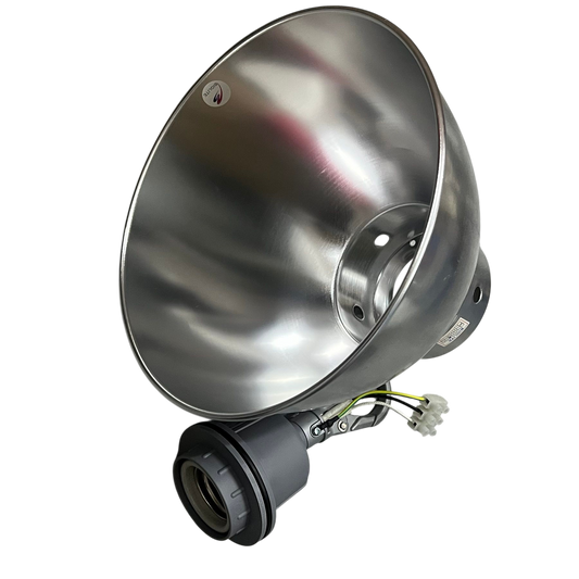 10 inch aluminum reflector with E40 socket by Biglite for lighting installation and accessories
