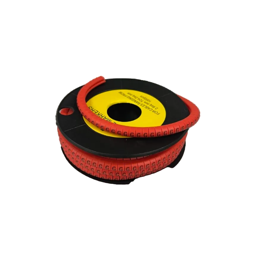 1000pcs Cable Marker Red - G on a spool for efficient cable management and organization