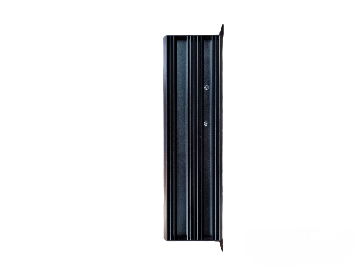 Grippes 1000W Inverter DC to AC 12VDC to 220VAC side view showing black heat sink fins