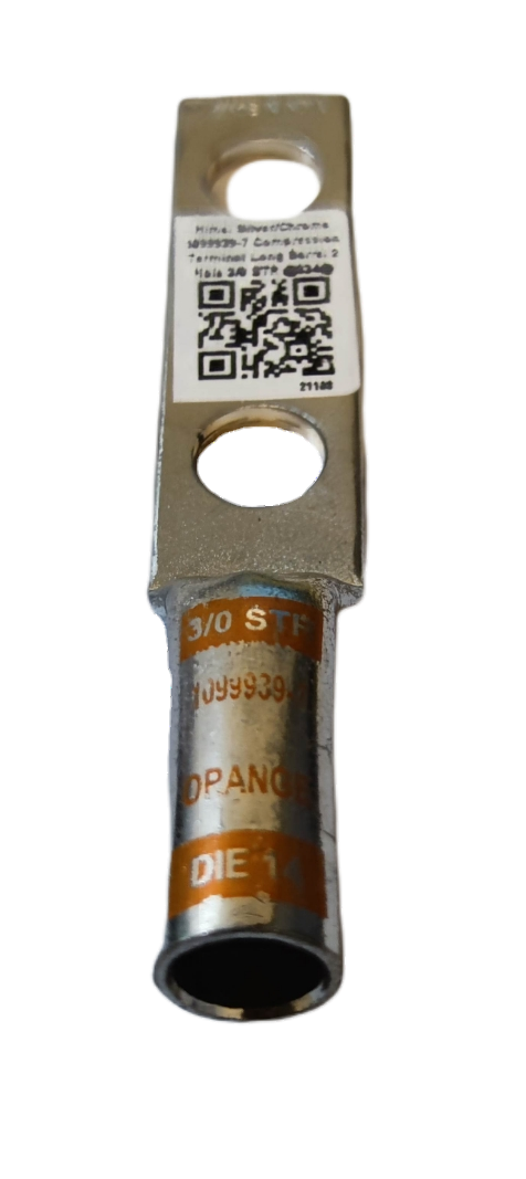 Utilux 1099939-7 Terminal Lugs Compression Type electrical connector with dual holes and copper base