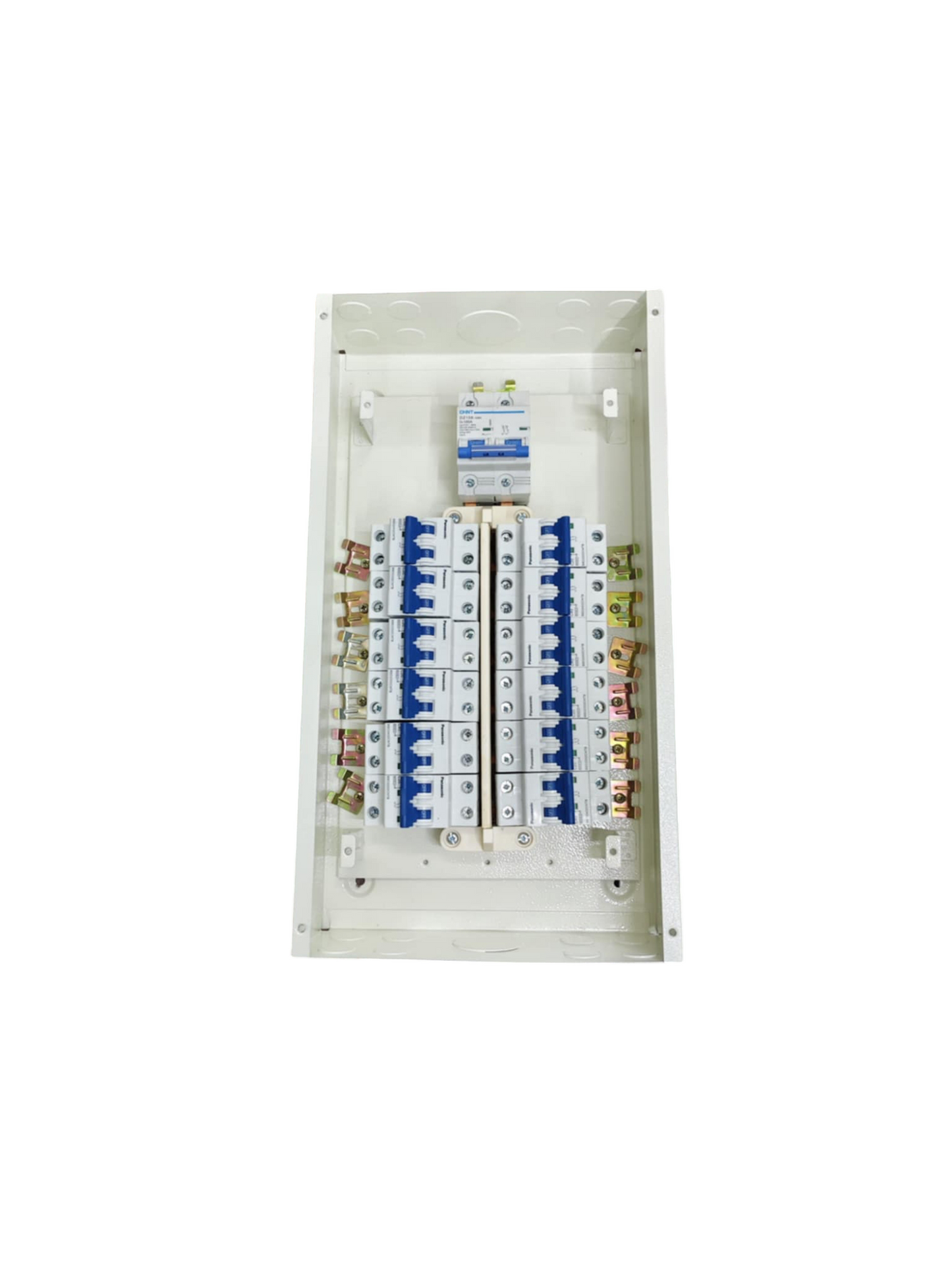 Panel Board 125A 2Pole Main Chint Miniature Circuit Breaker Metal with 12 Branches 2 Pole (Panasonic)