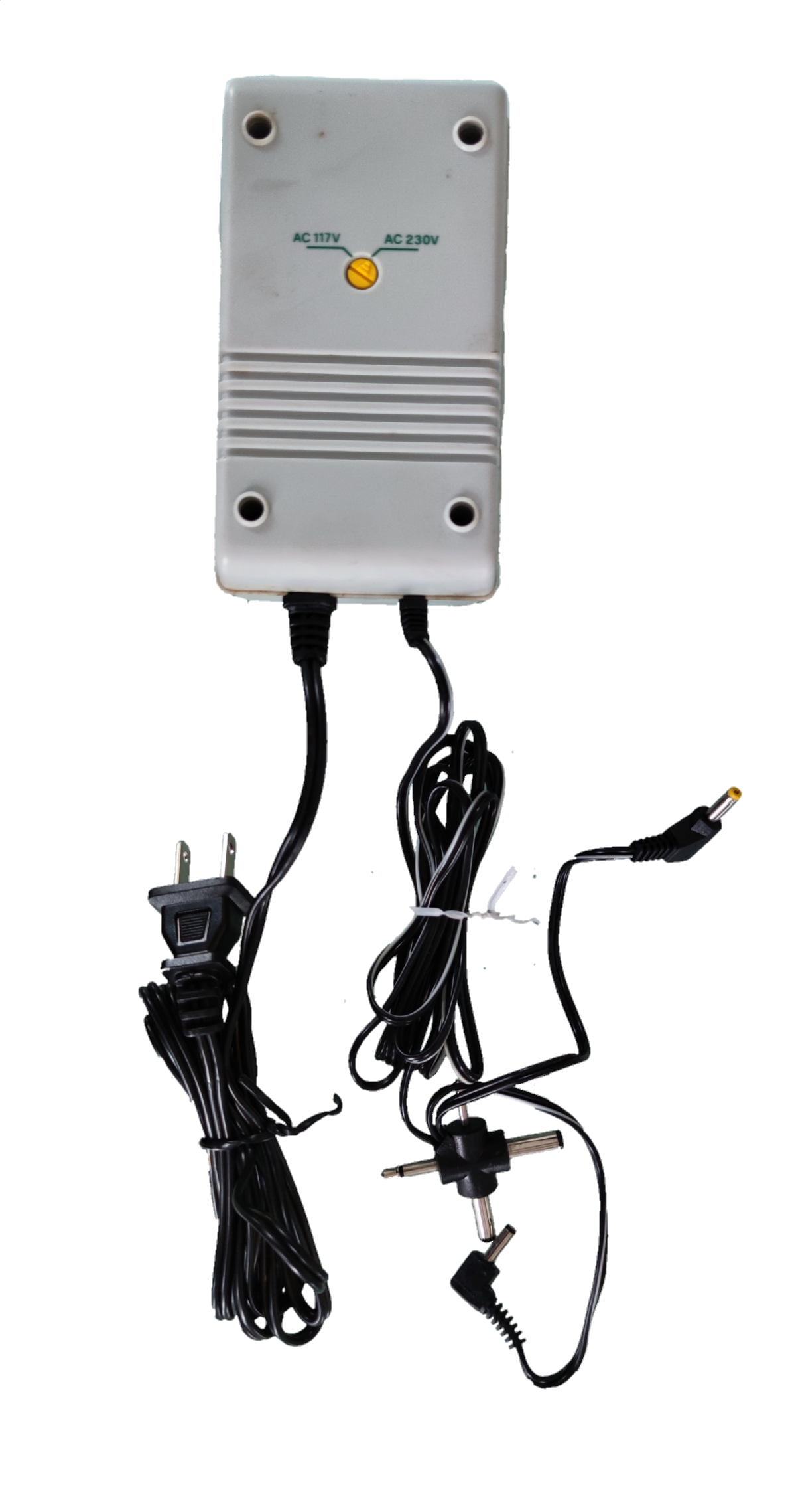 Electx Electrical Supply 1200mA AC DC adaptor with power cords and plug for electronic devices