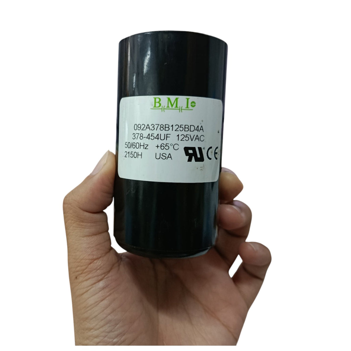 BMI Motor Starting Capacitor 378-454 UF/378-455 UF BMI 125V AC