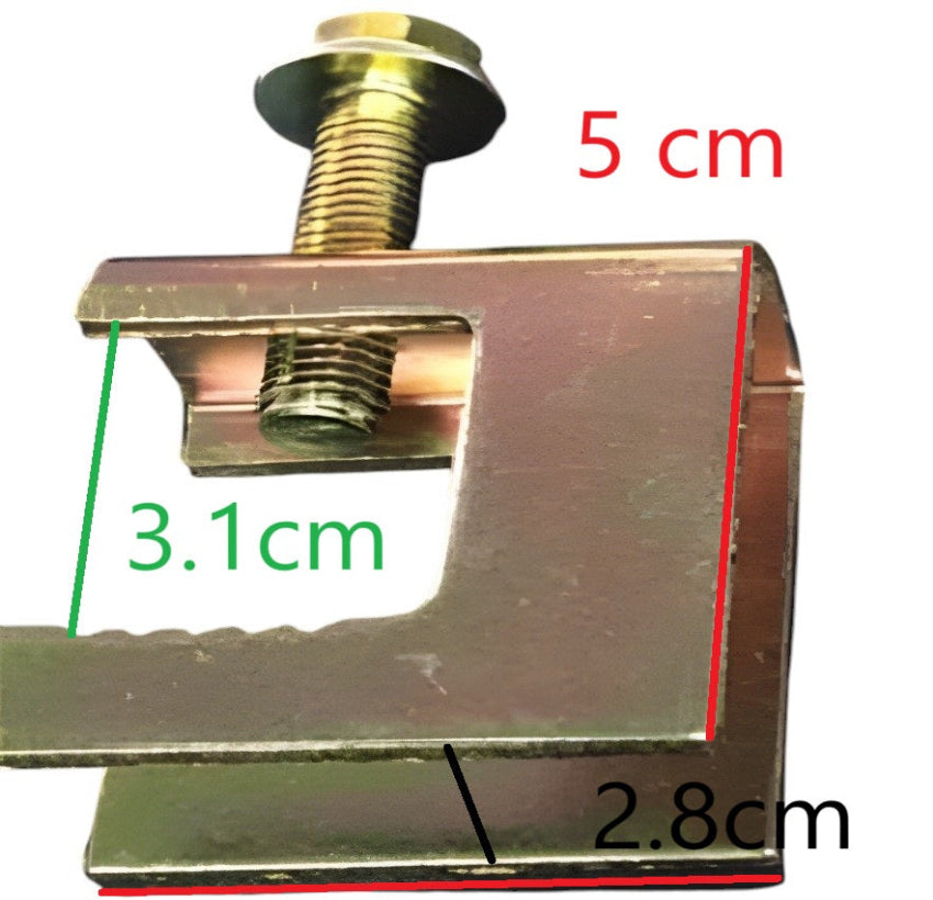 McGill Beam Clamp 1/2 Electro Galvanize Steel Model# BCEG-1/2