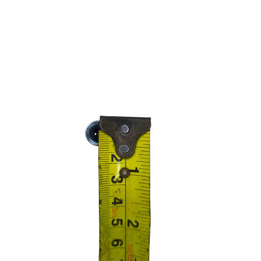12mm x 40mm expansion bolt for concrete shown next to yellow measuring tape for size reference
