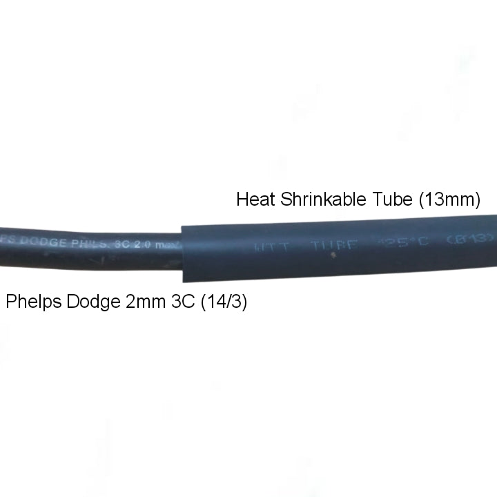 Heat Shrinkable Tube Black (13mm)