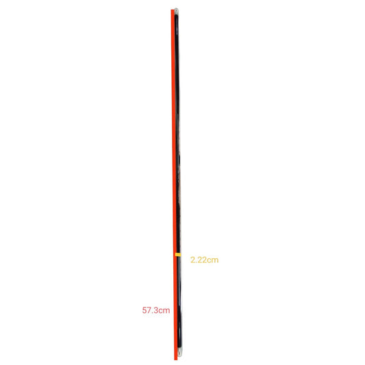 14W T5 black light with fixture showcasing a slim design of 57.3cm length and 2.22cm width.