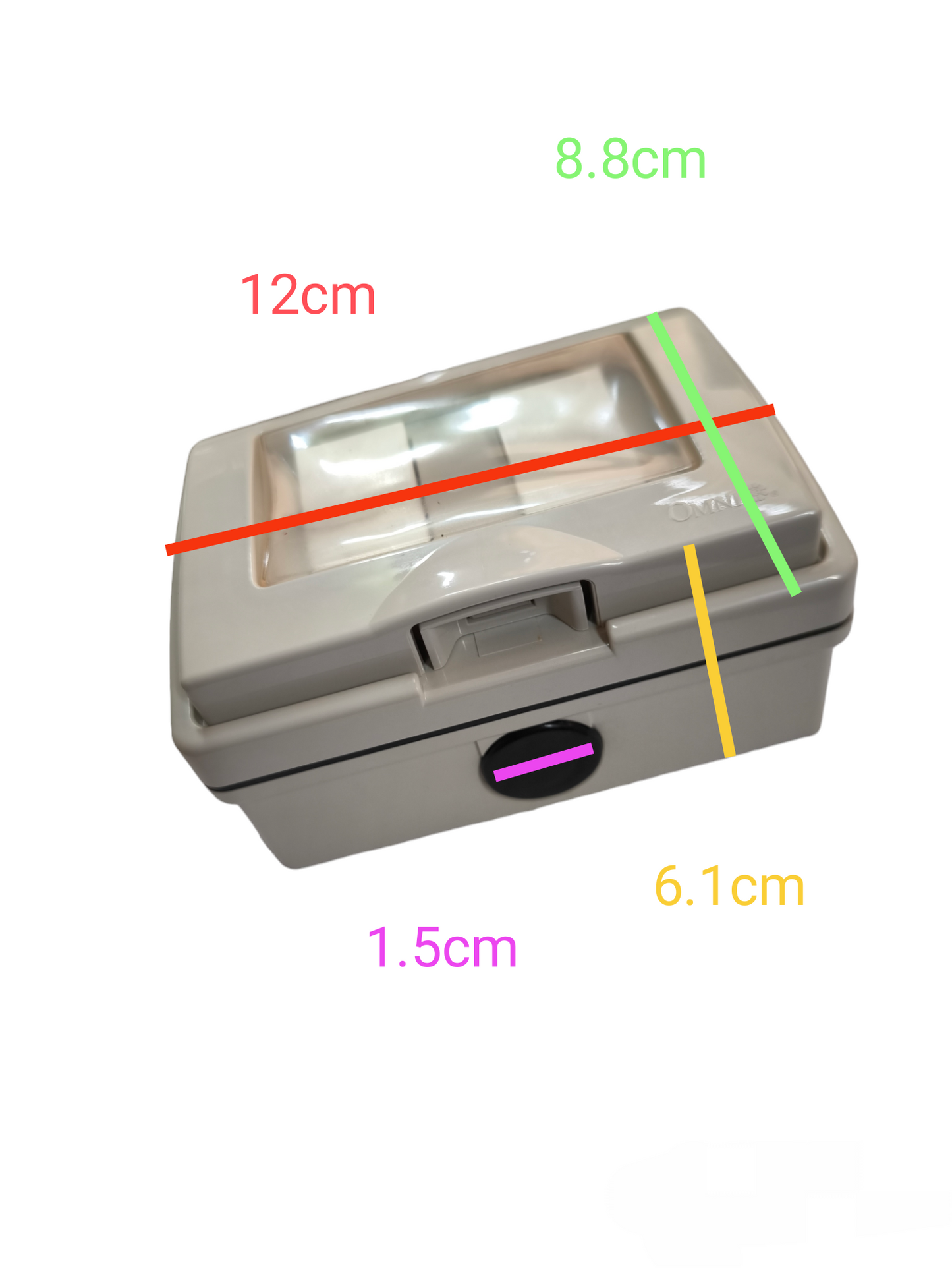 Omni Weatherproof Plate Cover with 1 Way Switch Wide Series 16A 250V 1 Gang or 2 Gang