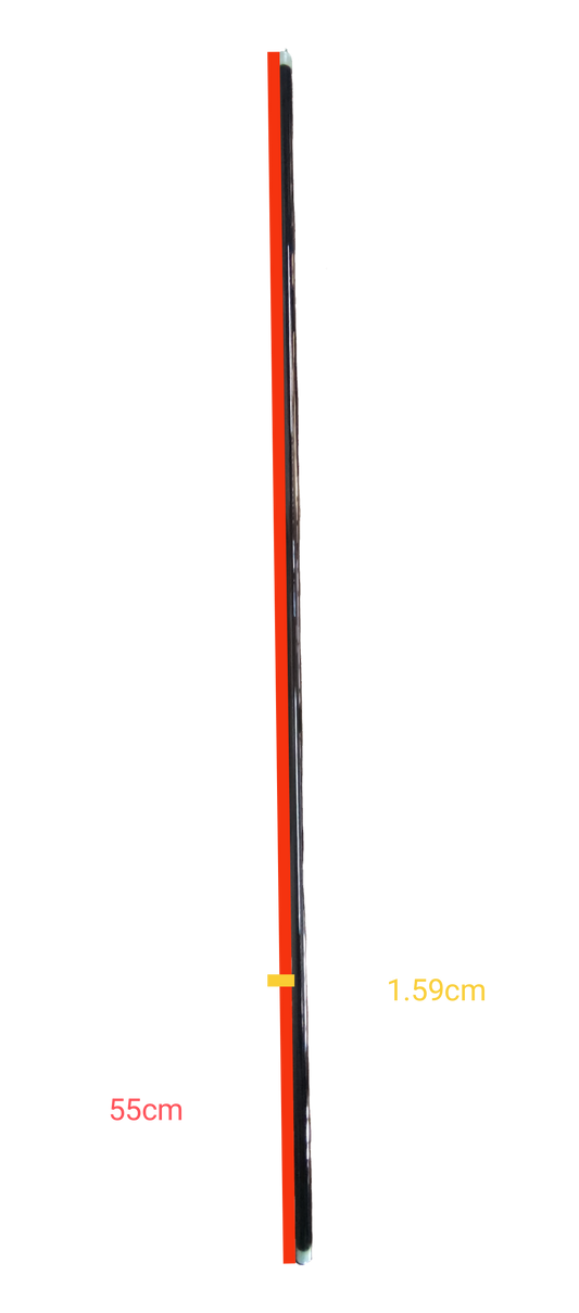 14W T5 black light fluorescent tube compact fluorescent bulb measuring 55 cm length and 1.59 cm diameter