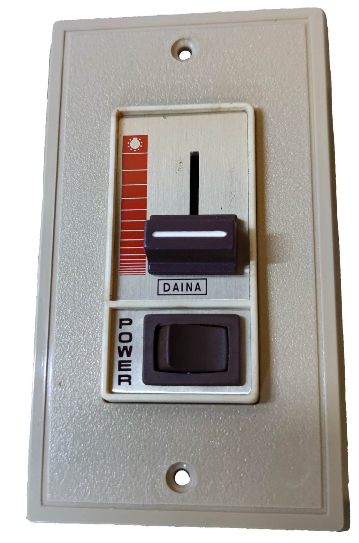 1500W Dimmer Switch 220V Slide Type Device with a smooth slider and power button for easy light control