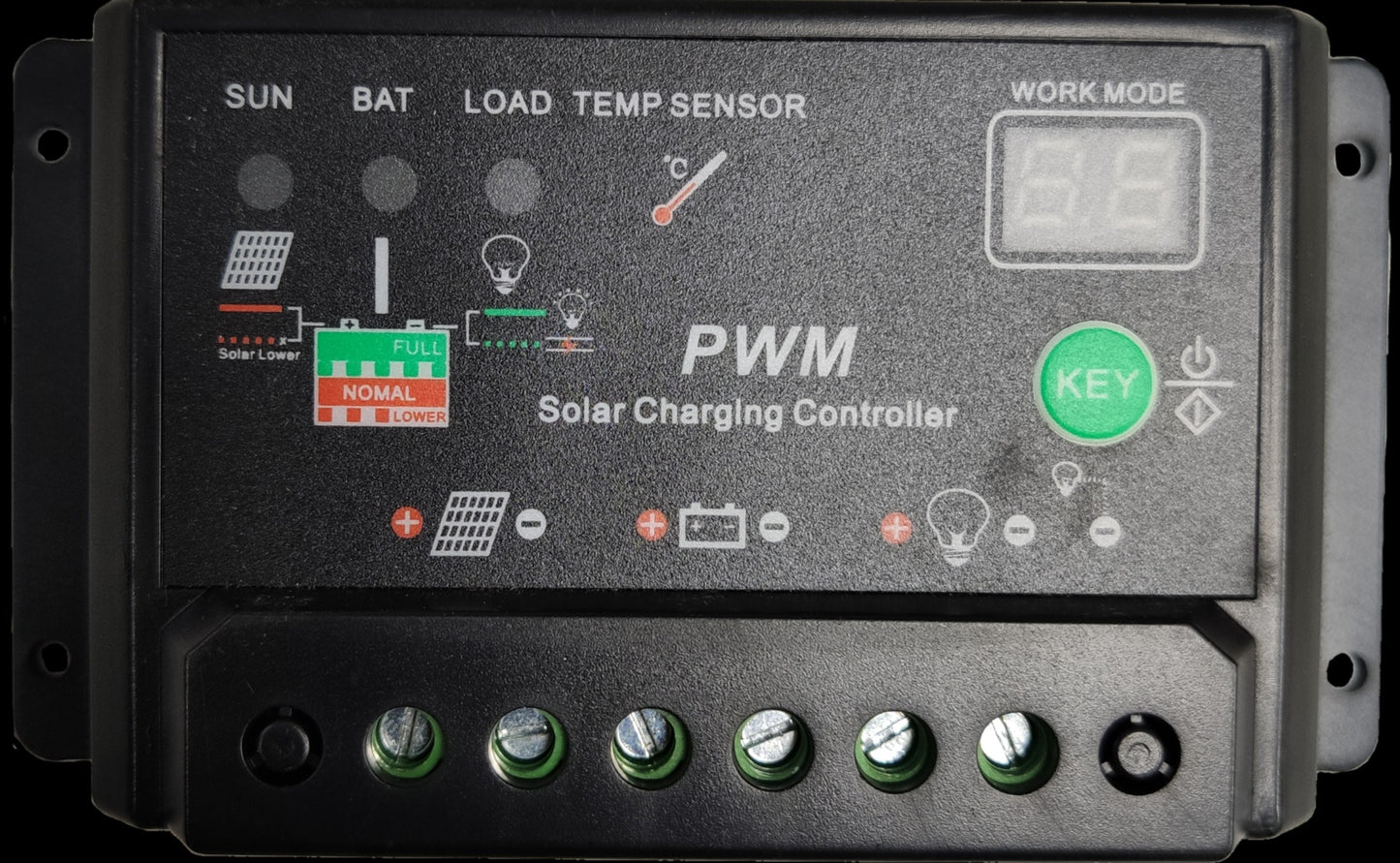 ZwitseRise 15A Solar Charge Controller with PWM technology and easy connection terminals