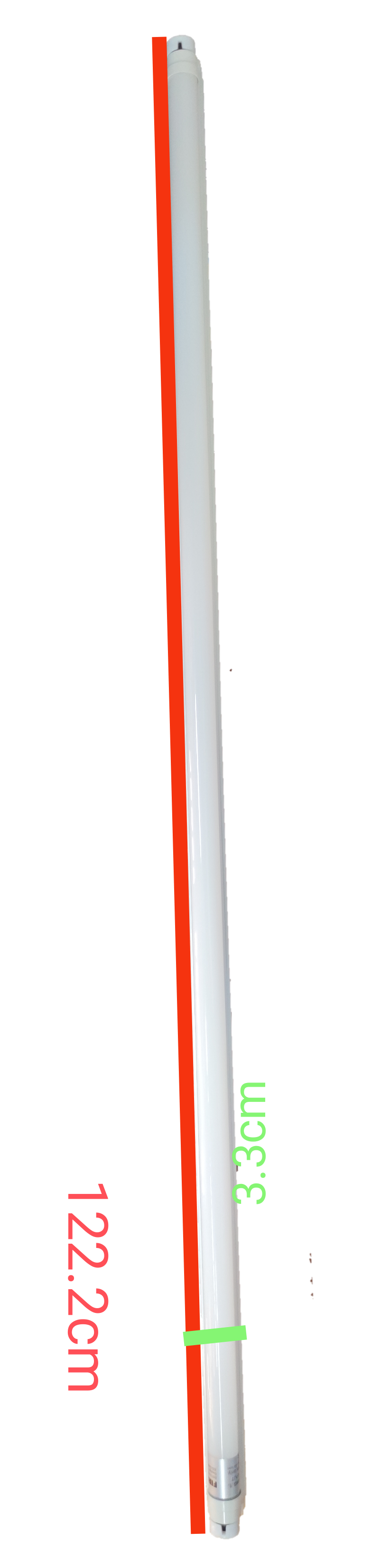 Firefly 16W T8 LED Fluorescent Fixture with Lamp 220V Single Ended Daylight EBTS12/DL16