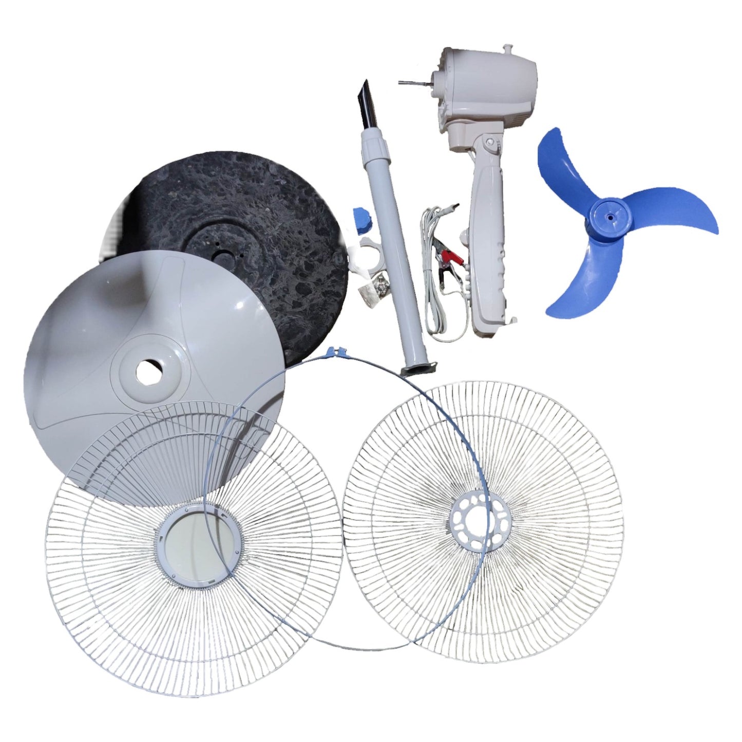 China 16 Inch 12V DC Stand Fan with Adjustable Height