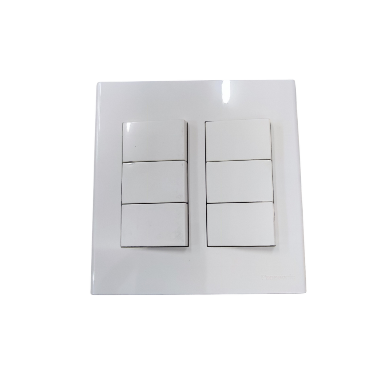 Panasonic 6 Gang 3 Way Switch 16A 220V with Utility Box WEG6806+(6XWEG5002K-5)+Utility Box