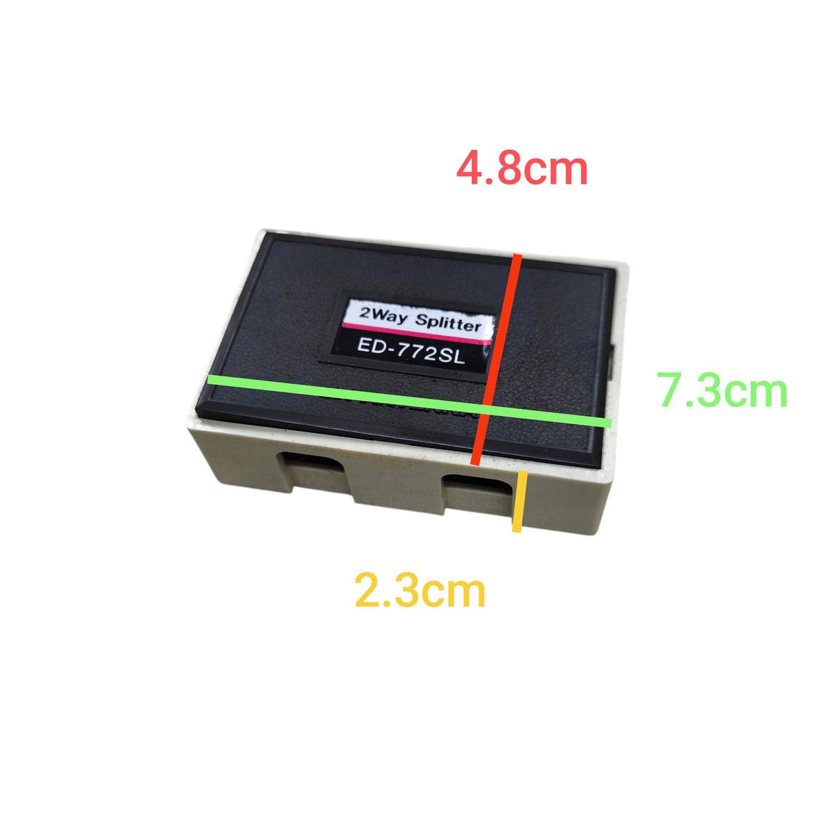 DX 2 Way Splitter for Coaxial Type CATV ED-772SL