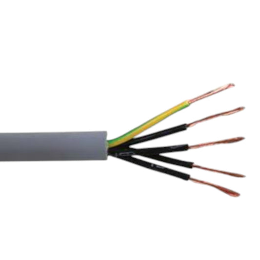 Helukabel Control Cable 1.0mm AWG 18 Un-Shielded Available in 25, 18, 12, 7, 6, 5, 4, 3 and 2 Cores, in Different Lengths 300V AC / 500V AC Oil Resistant, Flame Retardant VDE 0482-332-1-2 IEC 60332-1-2, Class 5