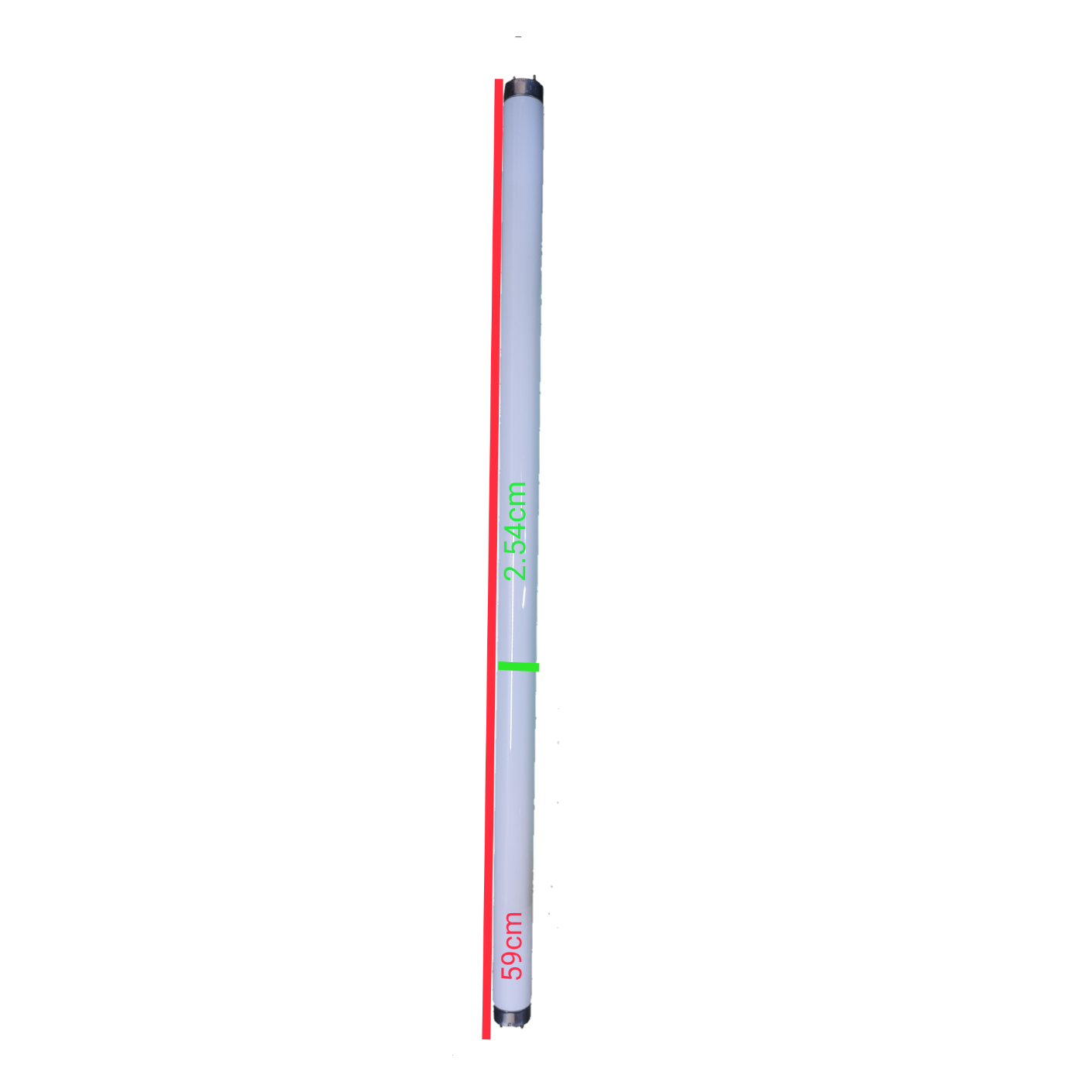 Philips 18W Fluorescent Tube T-8 Daylight with a length of 59cm for bright lighting
