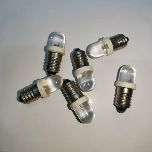 1W LED Pilot Light E10 24V Indicator Bulb Pilot Lamp 6500K Daylight DLED-E10/24V