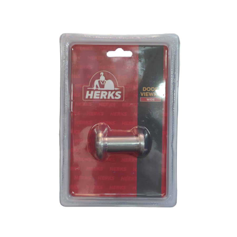 Door Viewer Wide 30 x 30 x 48 mm Satin Nickel, Peek Hole, Door Hole HD3001SN ( Herks) Peep Hole