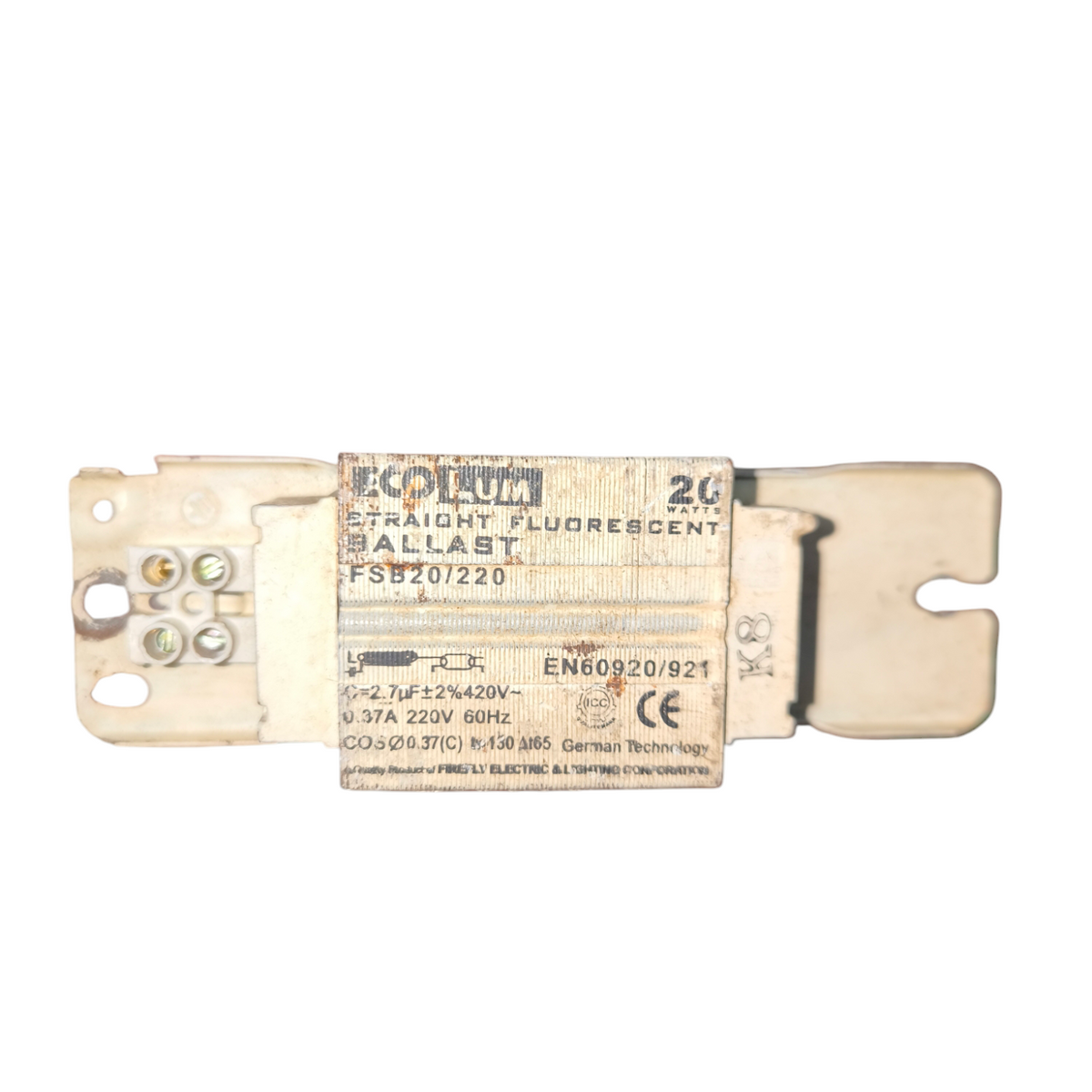 Ecolum Magnetic Ballast, 36W Magnetic Ballast, 1x40W, 1x36W 1 or 1x20W 1X18W Magnetic Ballast 220V Fluorescent Ballast