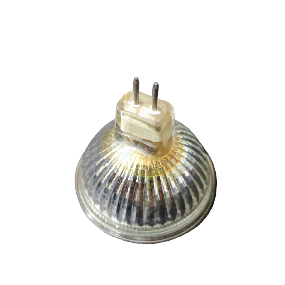 Ling Feng 1W LED MR16 12LEDS GU5.3 12V bulb with clear reflector cover and two-pin base