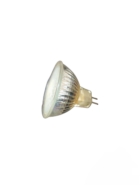 Ling Feng 1W LED MR16 12LEDS GU5.3 12V bulb with clear reflective glass and two-pin base