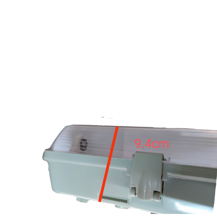 Opple 1x8W T8 fluorescent tube fixture designed for efficient lighting installations