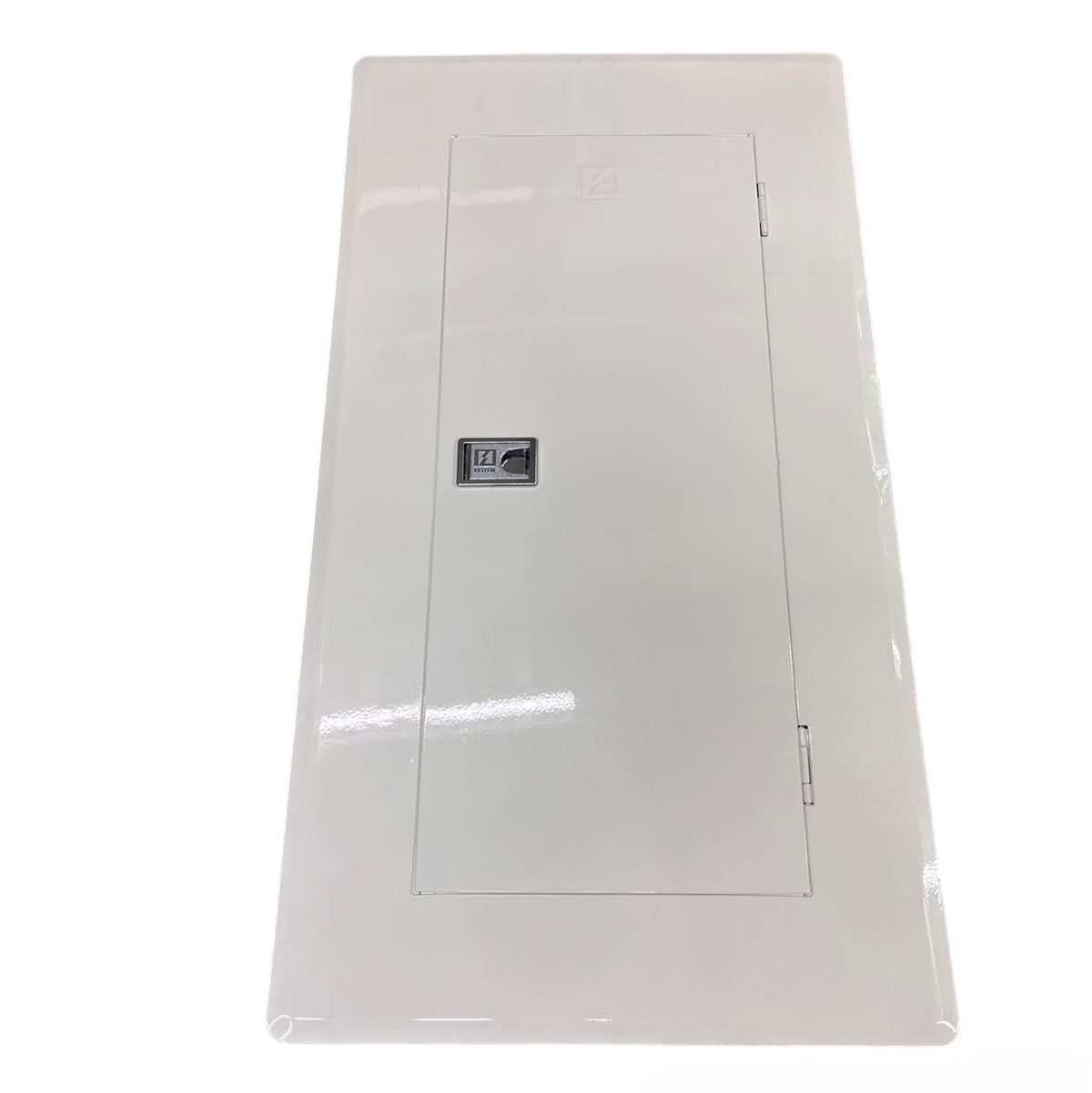 Koten and GE 2 pole main panel board 12 branches electrical circuitry part in white with secured door