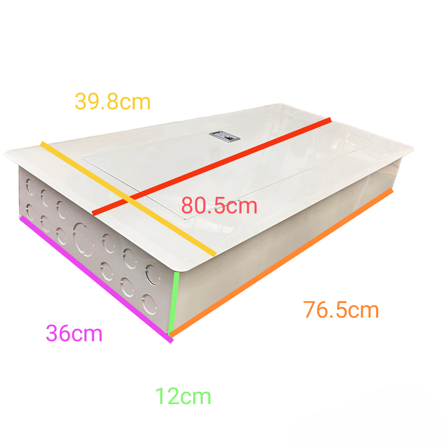 Koten 200 amp panel board with detailed dimensions for electrical circuitry and parts