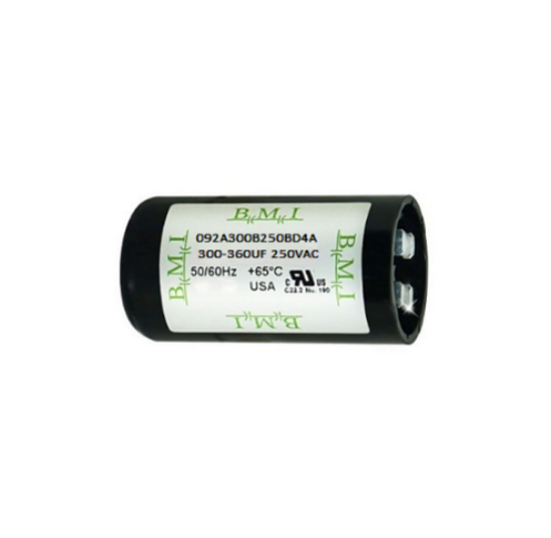 Motor Starting Capacitor 300-360UF 250 VAC, BMI