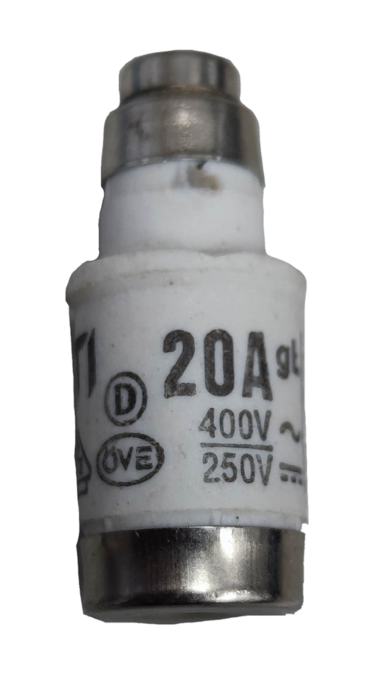 20A ceramic fuse 400V electrical component from China with metal end caps for circuit protection