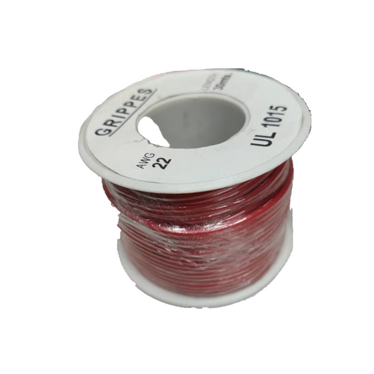 Grippes 22 AWG hook up wire 30 Meters on a spool, ideal for various electrical applications