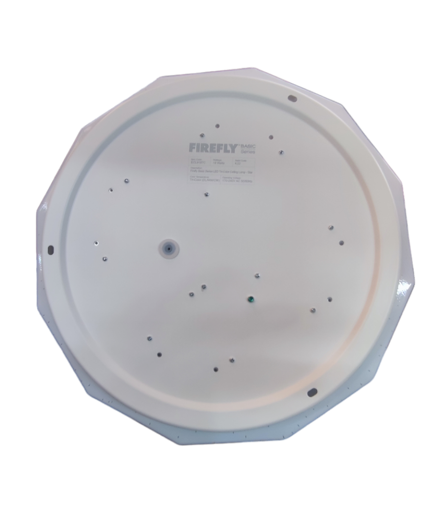 Firefly 18W LED Ceiling Lamp 220V Tri-Color, 18W Tri Color LED Ceiling Lamp ECL918TC