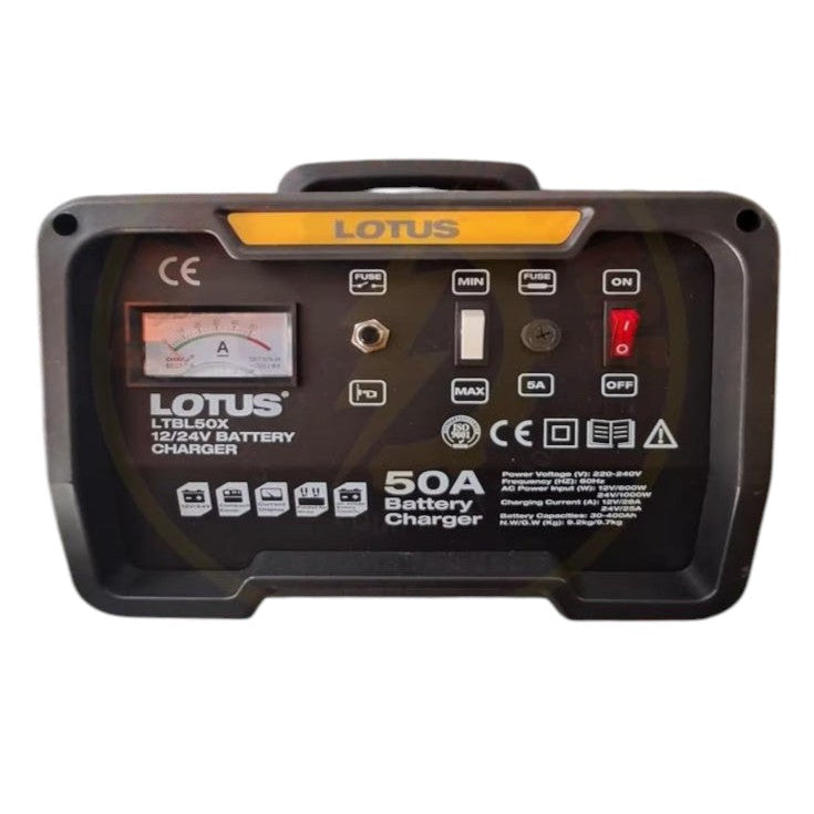 Lotus 50A Battery Charger 12V/24V LTBL50X
