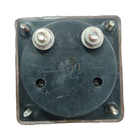 MEW 250mA DC 64mm x 65mm Panel Meter electrical circuitry part back view