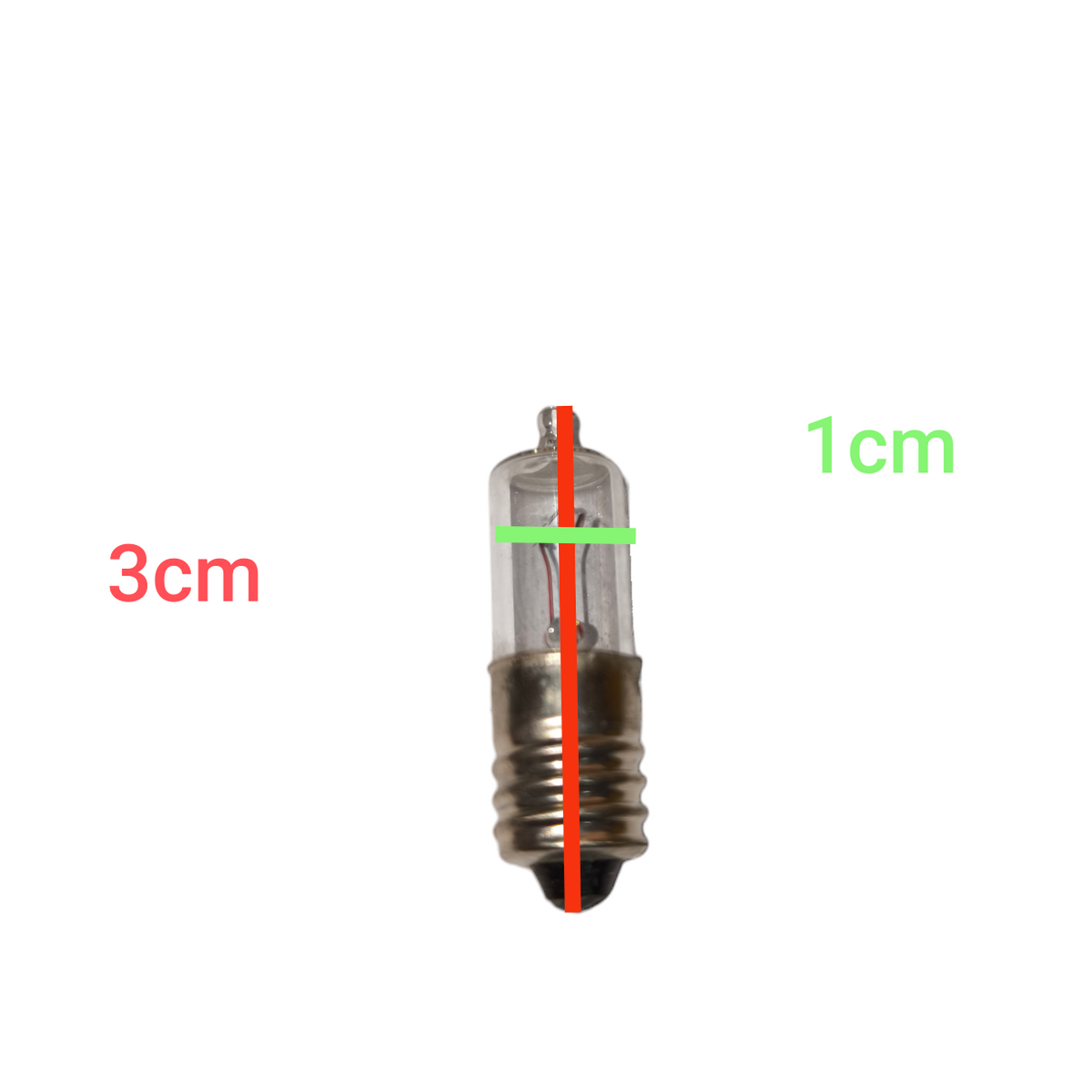 Denko 6W 6V E10 Halogen Flash Light Bulb