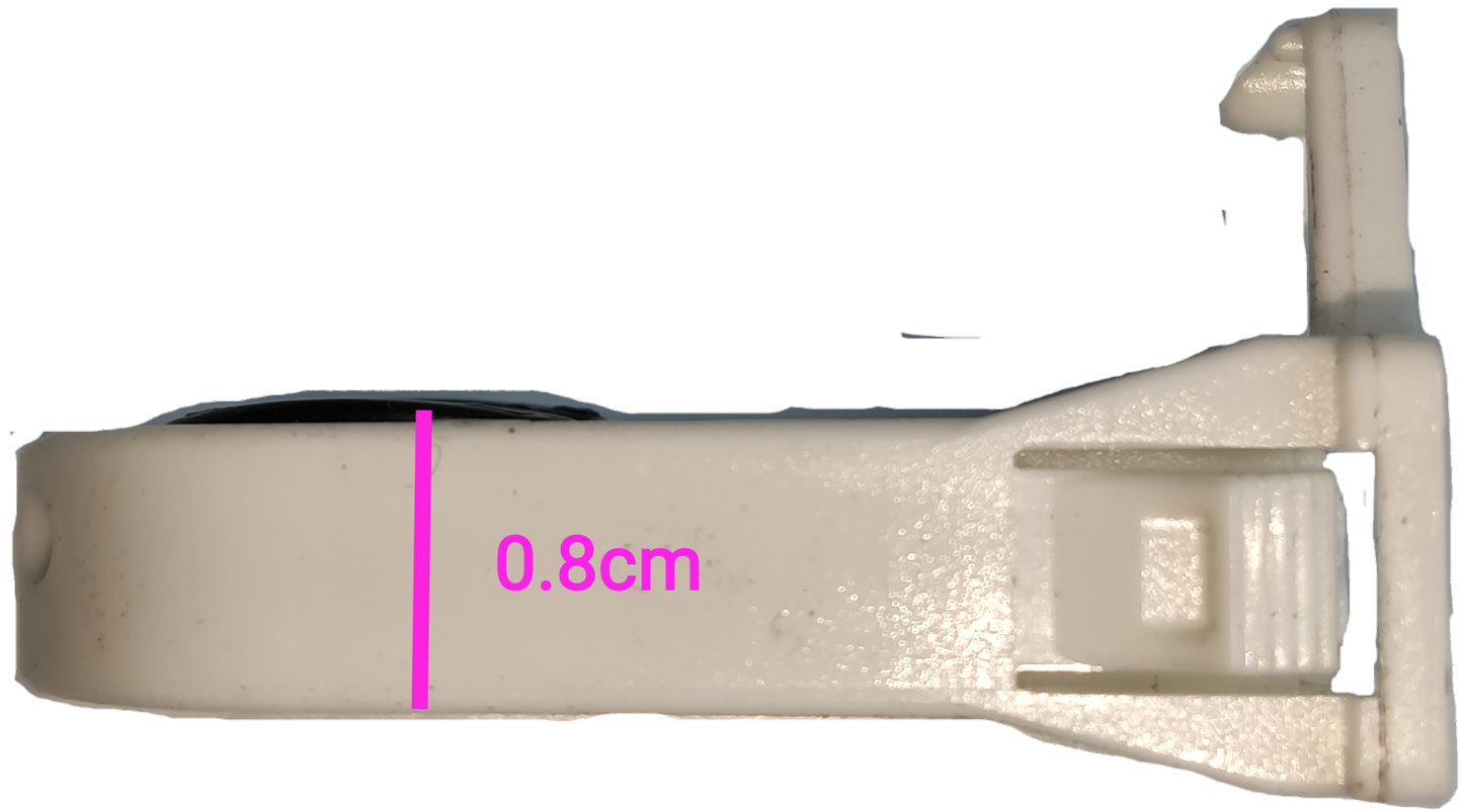Fluorescent Holder T-8 (Push Through) T130 Small (BJB)
