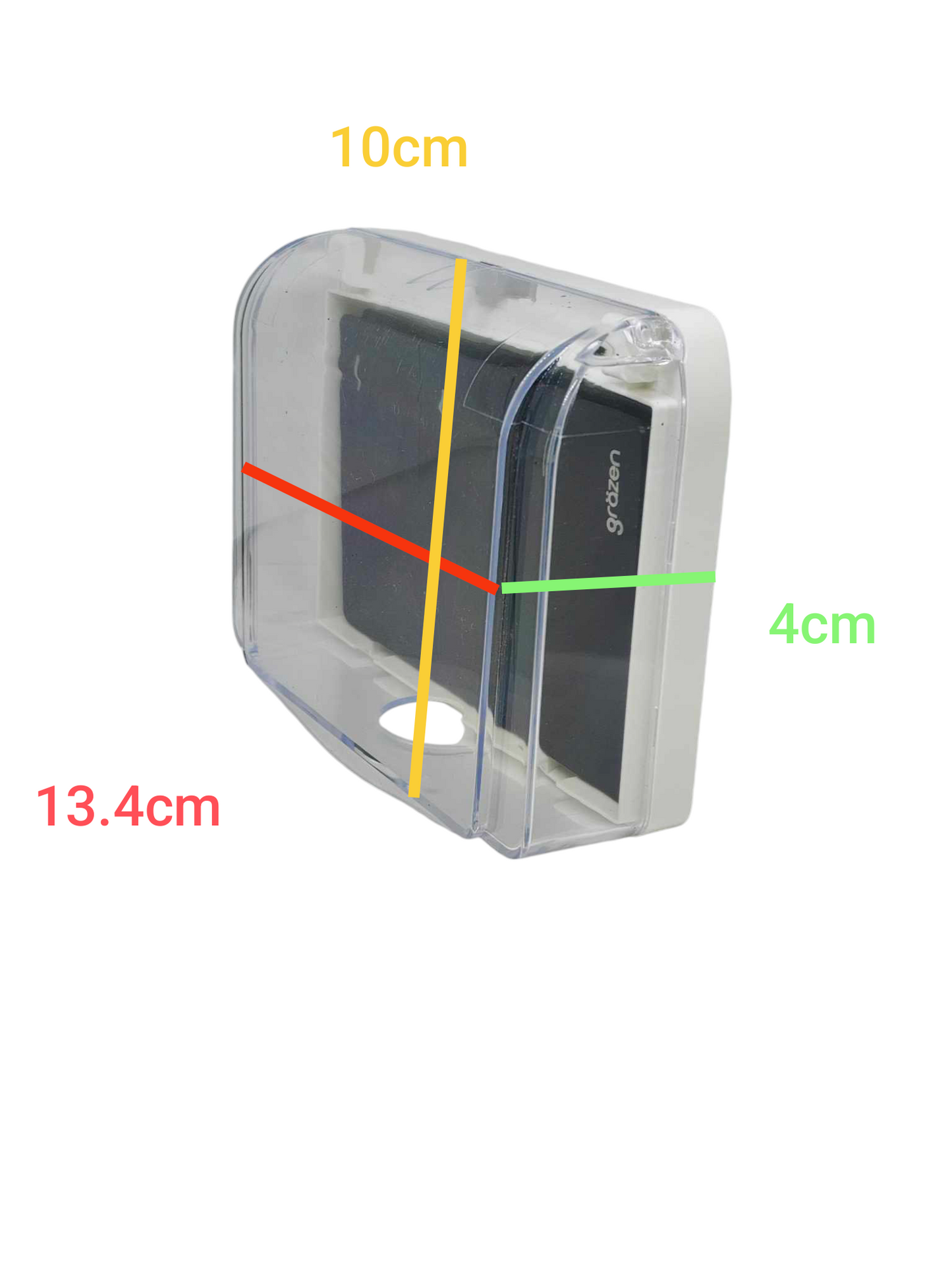 Grazen Weatherproof Cover Transparent with 3 Gang 3 Way Device 16A 220V WC-019-W+GW-005