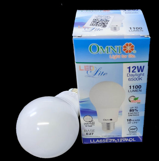 Omni 12W LED Bulb E27 220V A65 Daylight