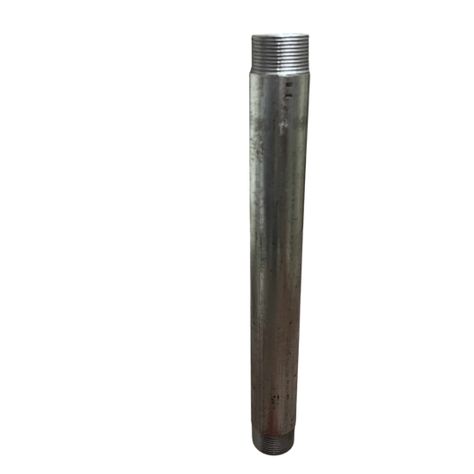 EMT Conduit Pipe Nipple 1 1/4 Inches x 14 Inches, Diameter 3.17cm x Length 35cm