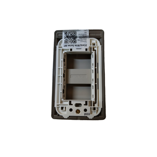 Panasonic Weatherproof Plate 2 Gang Wide Series, 2 Gang Weatherproof Plate Cover WEG7902